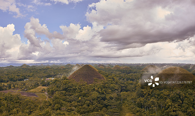 薄荷岛巧克力山图片素材