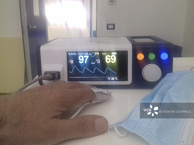 脉搏血氧仪传感器图片素材