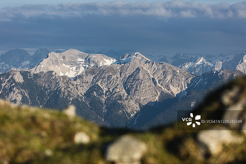 巴伐利亚阿尔卑斯山-赫尔佐格stand图片素材