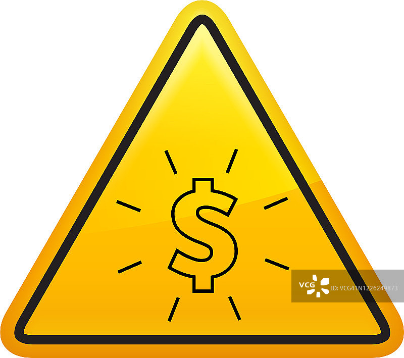 发光的美元符号货币图标图片素材