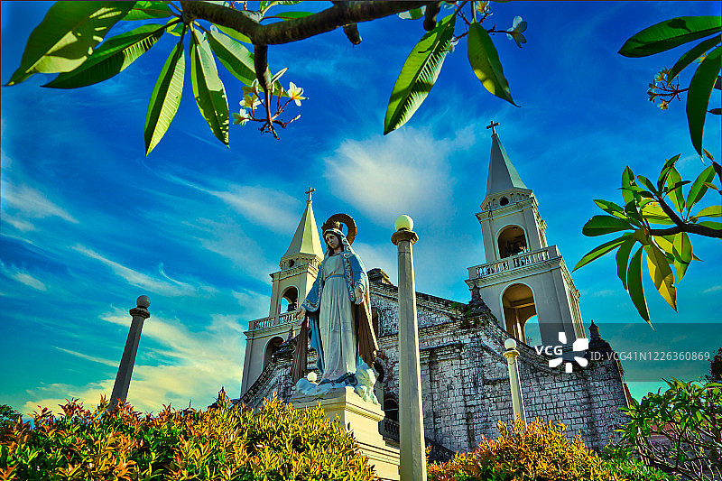 菲律宾怡朗市哈罗大教堂图片素材