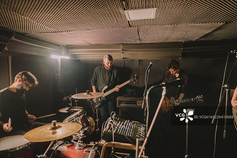 乐队排练图片素材