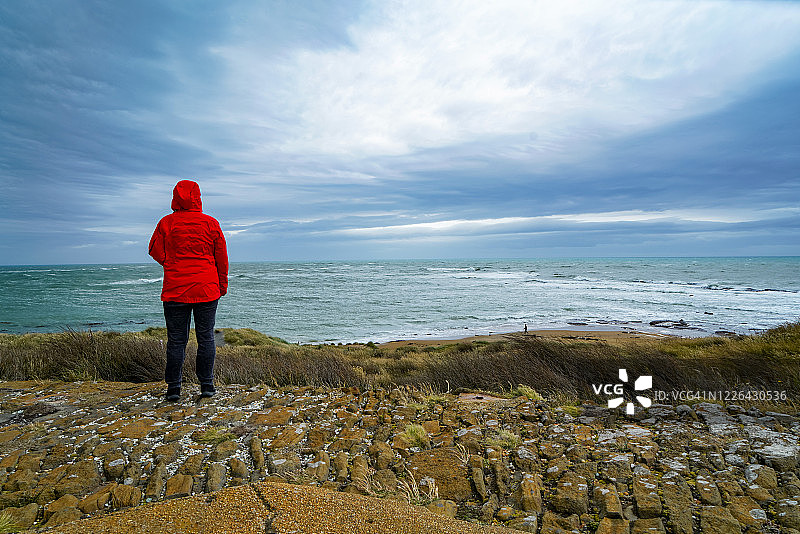新西兰南岛怀帕帕角灯塔图片素材