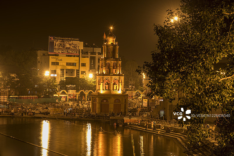 印度纳西克昆巴梅拉节日的拉姆昆德图片素材