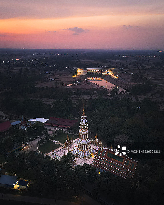 玛鲁卡那空寺鸟瞰图图片素材