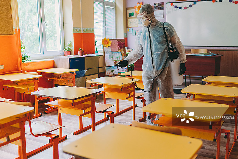 新冠疫情后的复课图片素材