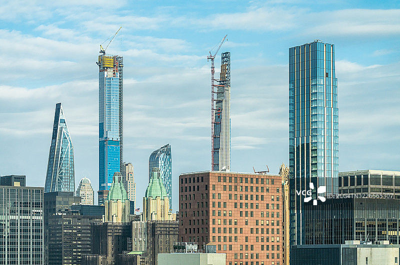 纽约亿万富翁街图片素材