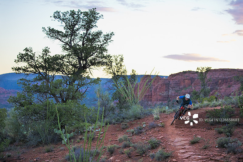 塞多纳山地自行车骑行图片素材