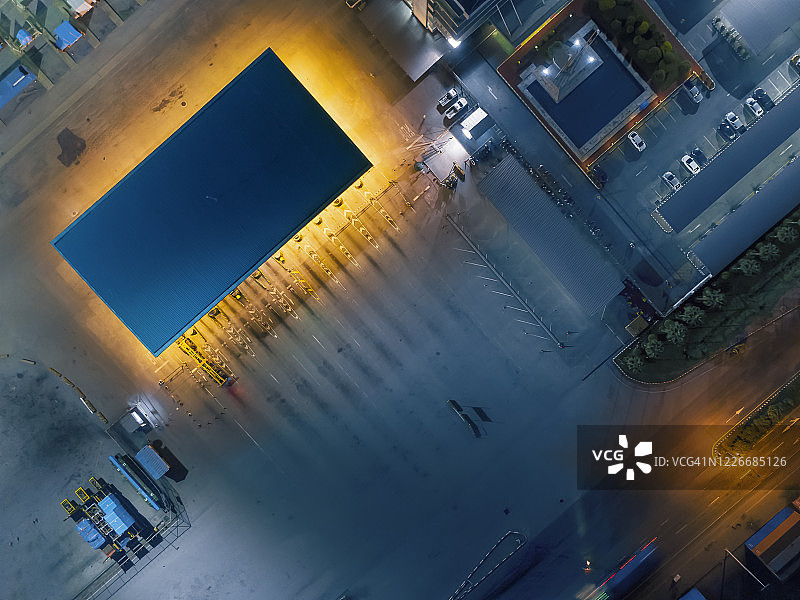 夜间运输站集装箱运输产品图片素材