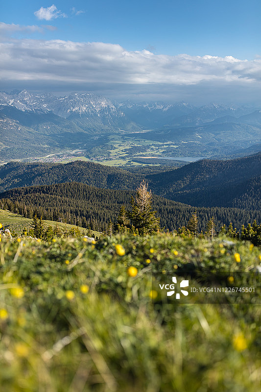 巴伐利亚阿尔卑斯山-赫尔佐格stand图片素材