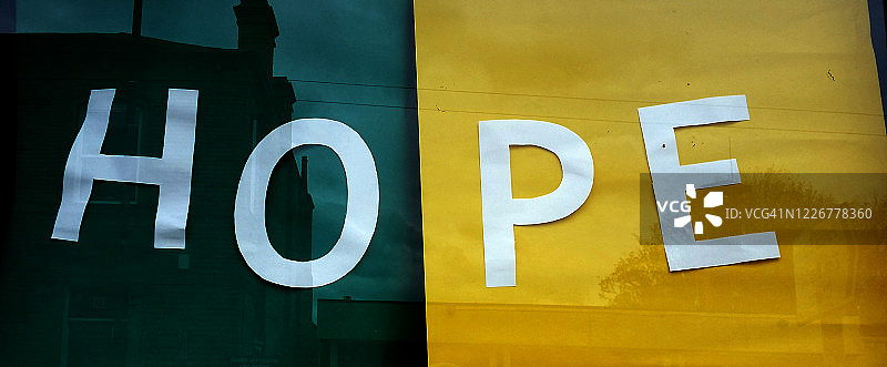 希望旗帜图片素材