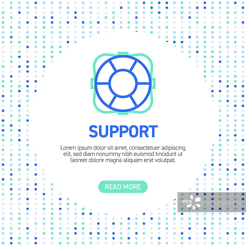 支持线性图标。带有图案的简单轮廓图标图片素材