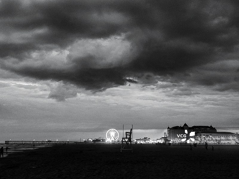 海洋城市风光图片素材