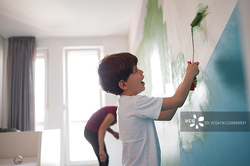 房间涂漆图片素材