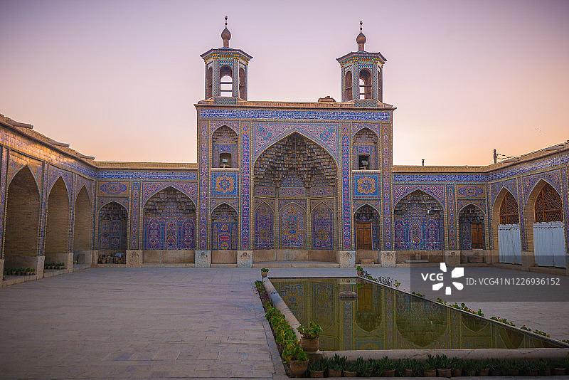 设拉子，伊朗的莫克清真寺图片素材