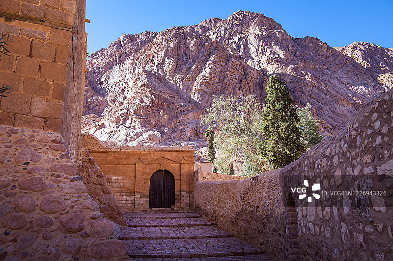 圣凯瑟琳修道院入口图片素材