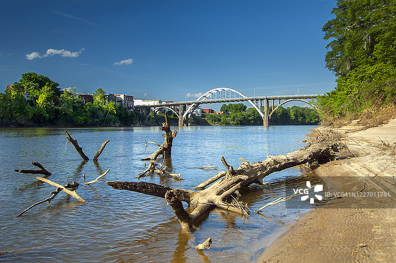 塞尔玛埃德蒙·佩特斯大桥，阿拉巴马州图片素材