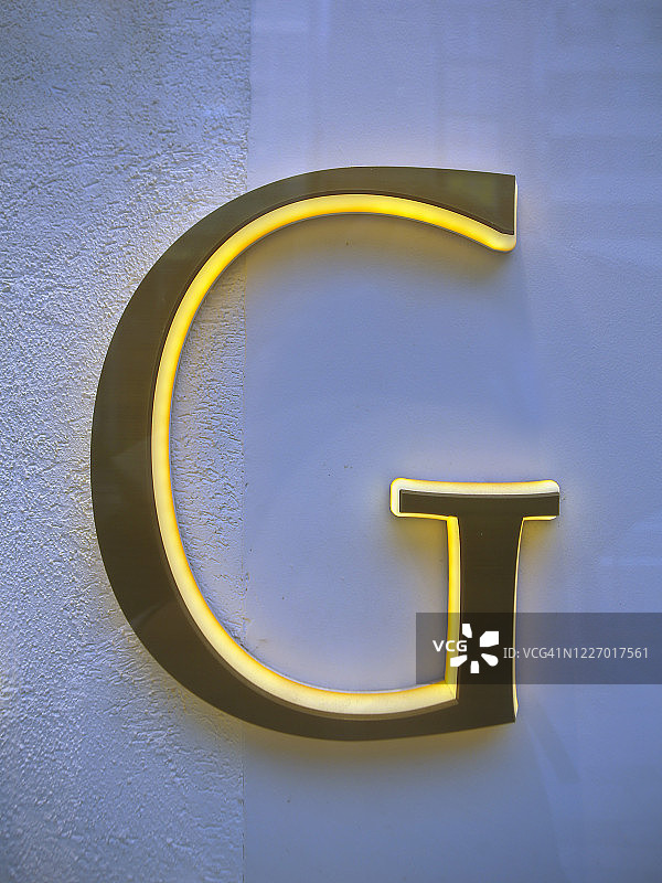 字母“G”图片素材