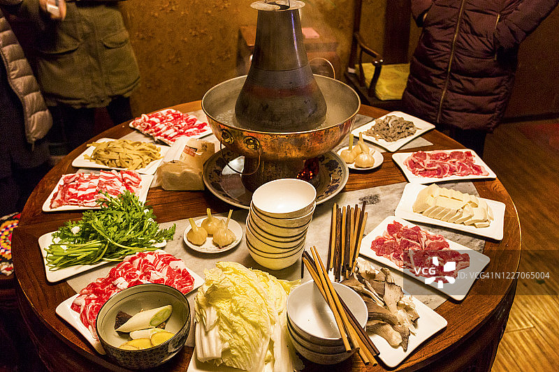 老北京火锅图片素材