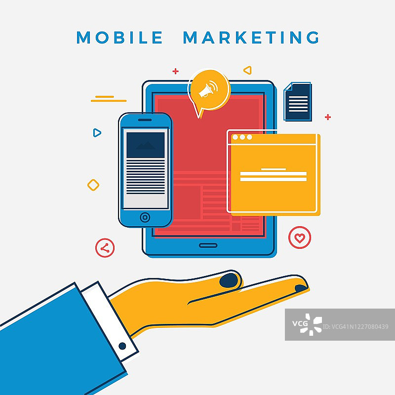 用于商业、金融和营销的Web页面设计模板图片素材