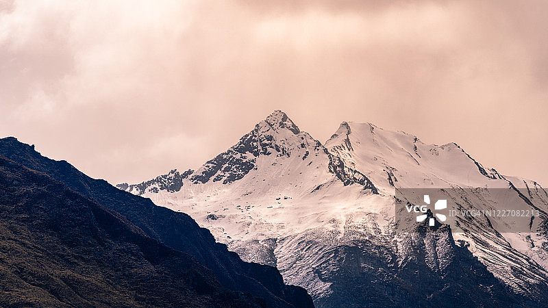 阿斯帕林山，新西兰图片素材