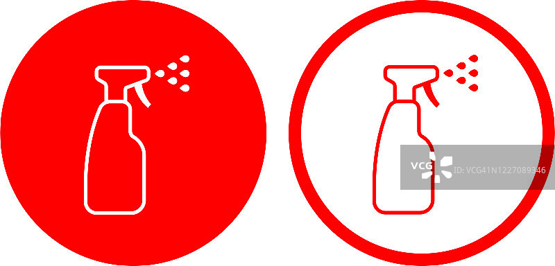 消毒剂喷雾图标图片素材