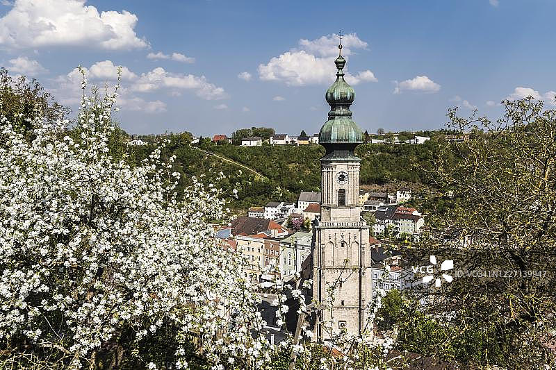 圣雅各布教堂，博格豪森，巴伐利亚，德国图片素材