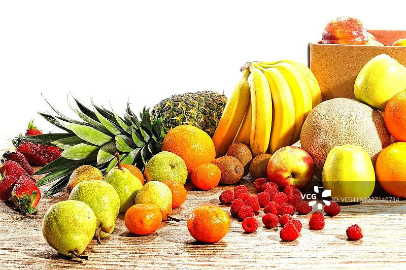 水果美食摄影，德国白色背景工作室拍摄图片素材