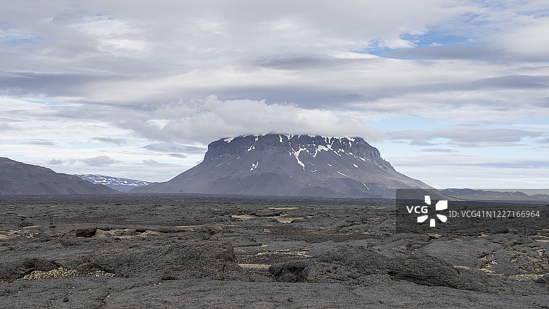 冰岛东北部高地风光图片素材