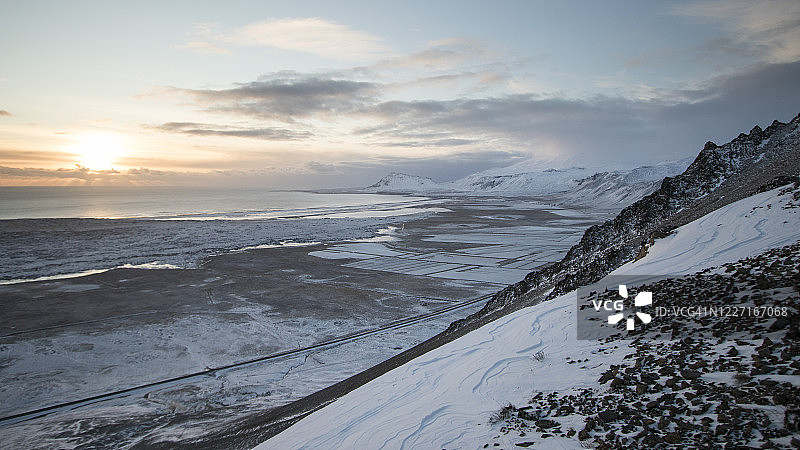 斯奈山半岛冬季公路之旅图片素材