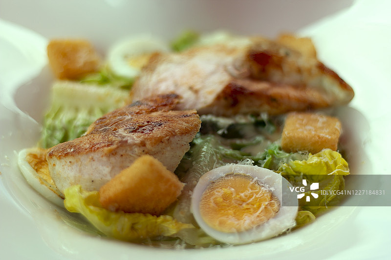 鸡肉沙拉拼盘图片素材