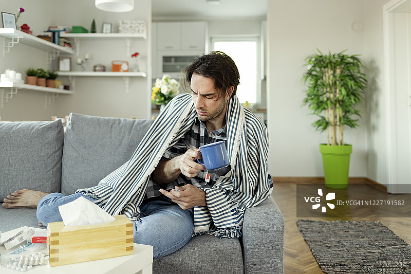 我感觉要感冒了图片素材