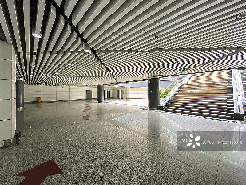中国杭州地铁站内部图片素材