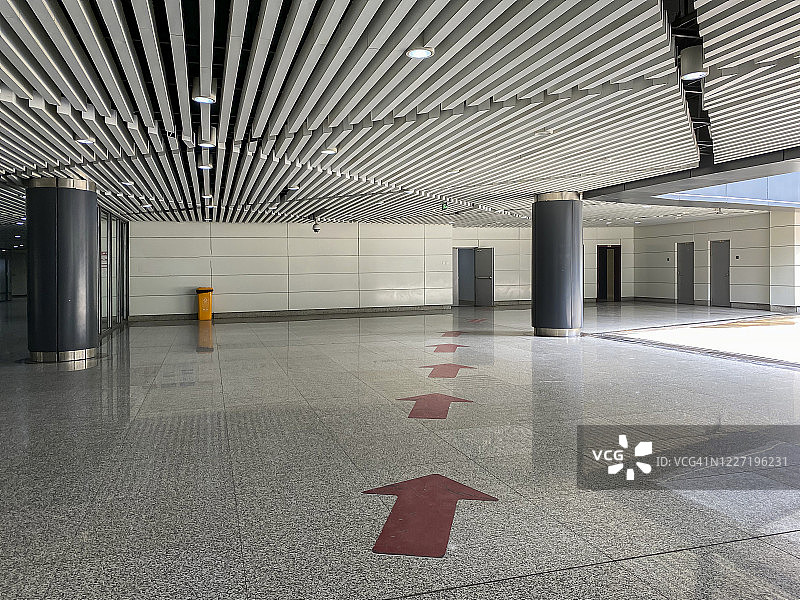 中国杭州地铁站内部图片素材