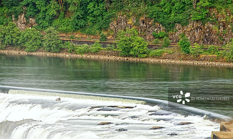 威拉米特瀑布图片素材