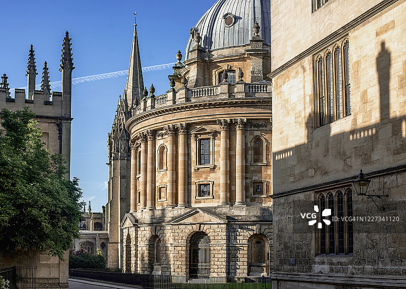 英国牛津拉德克利夫图书馆图片素材