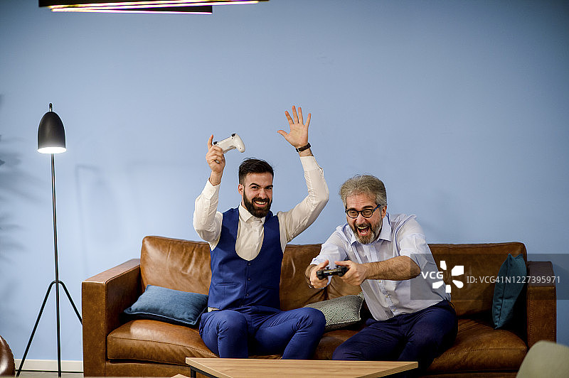 办公室休息时间的乐趣图片素材