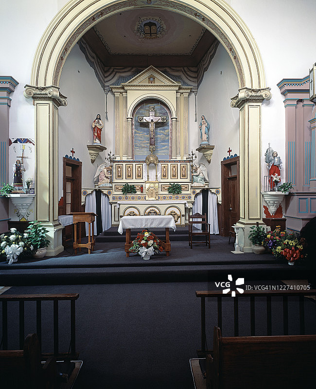 埃尔帕索教堂内部图片素材