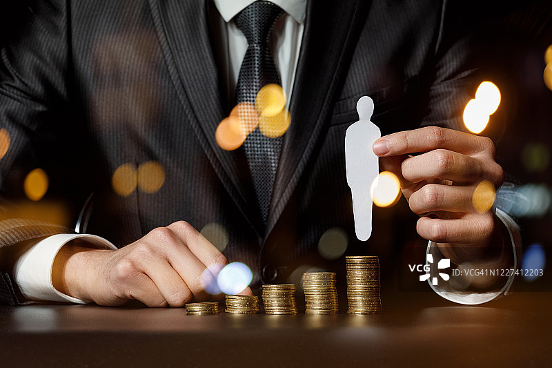 商业中的财务成就概念图片素材