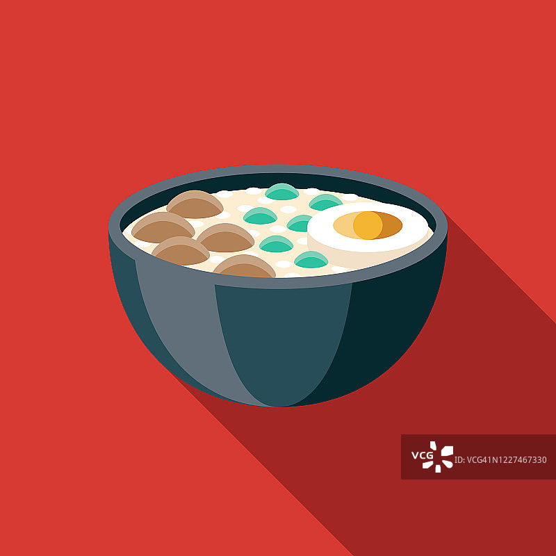 泰式猪肉粥美食图标图片素材