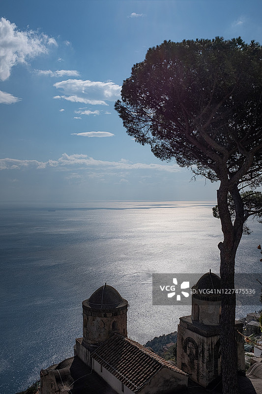 从拉韦洛观看阿马尔菲海岸图片素材