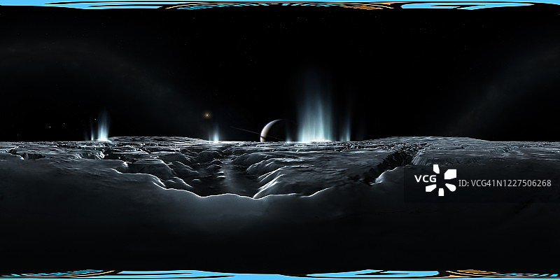土卫二的羽流（插图）图片素材