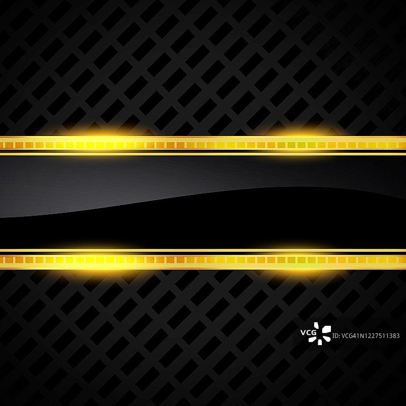 现代未来主义抽象金色黑色拉丝雕刻金属板背景图片素材