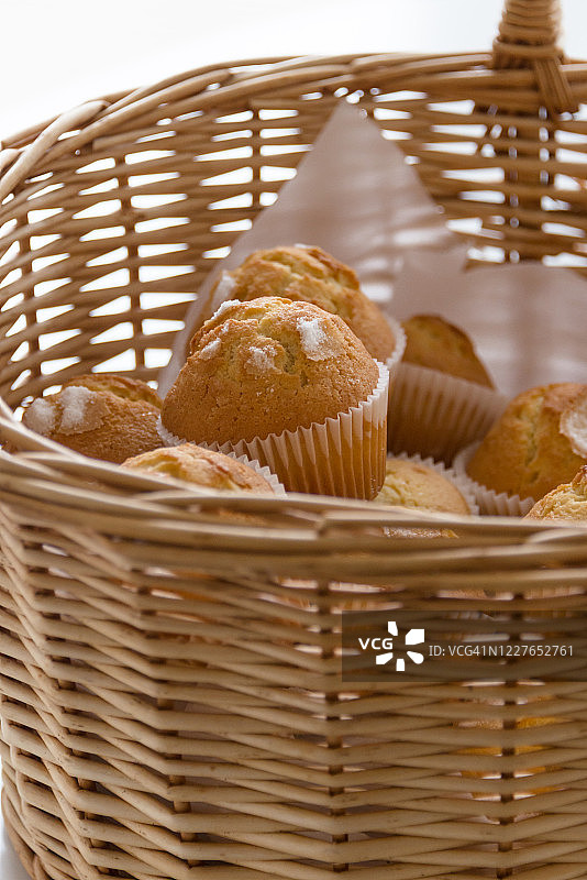 新鲜玛德琳娜松饼图片素材