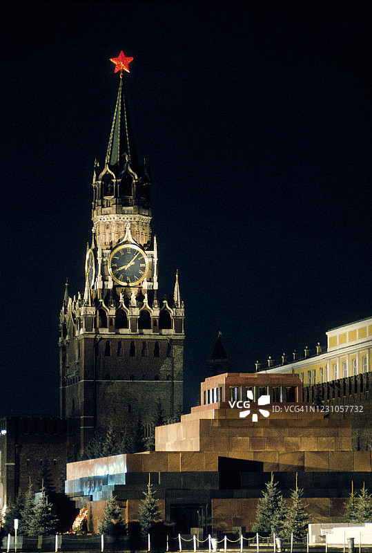 红场的列宁墓图片素材