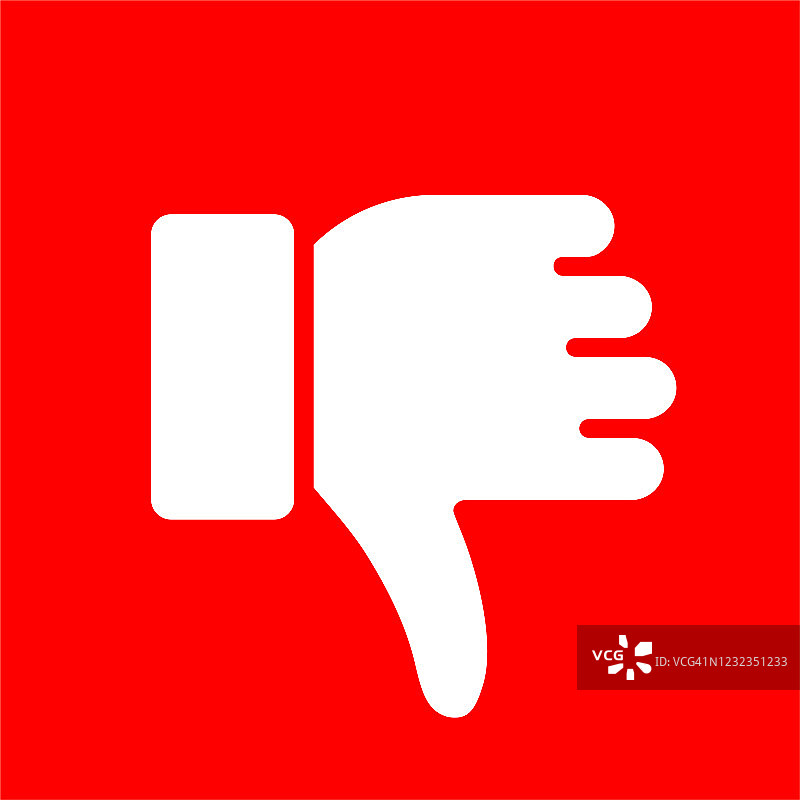 向下手势图标图片素材