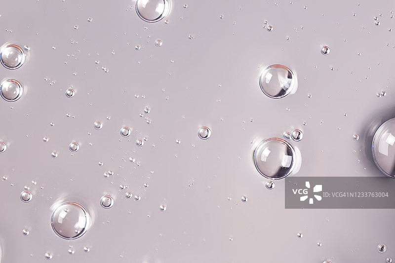 带气泡的透明凝胶纹理图片素材