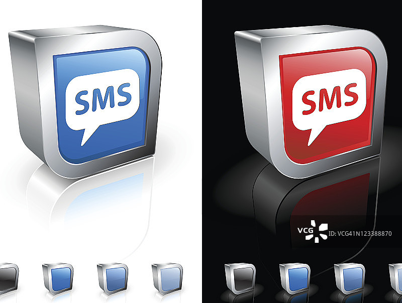 即时短信3D免版税矢量图图片素材