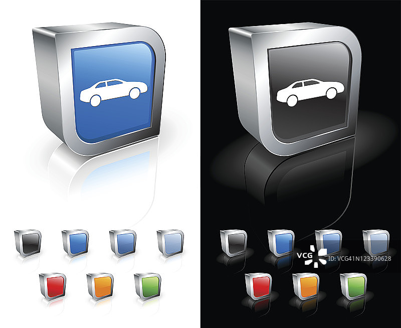 3D乘用车免版税矢量素材图片素材