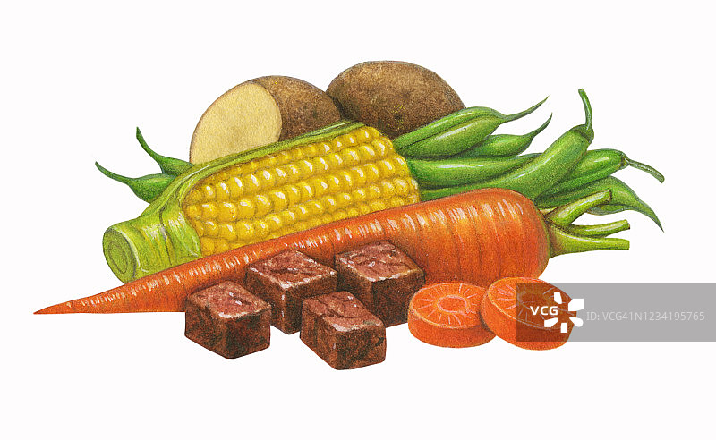 顶级牛肉晚餐图片素材